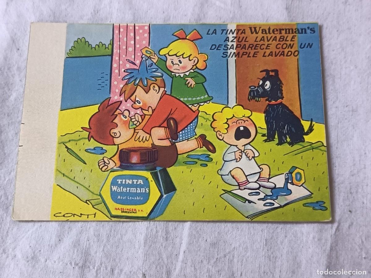 Coleccionismo papel secante: Papel Secante, Antiguo o Vintage, Tinta Waterman&acute;s