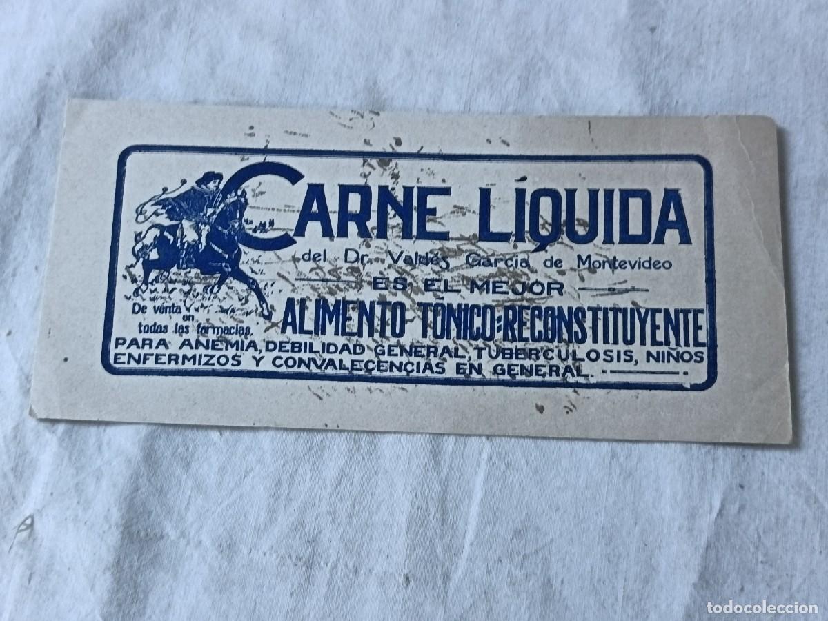Coleccionismo papel secante: Papel Secante, Antiguo o Vintage, Carne L&iacute;quida
