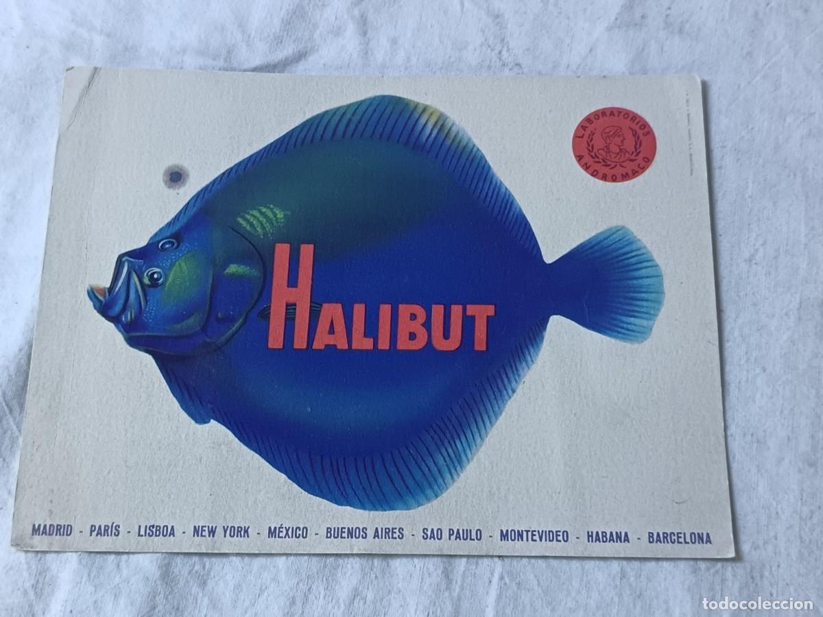 Coleccionismo papel secante: Papel Secante, Antiguo o Vintage, Halibut