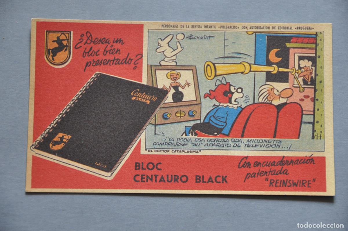 Coleccionismo papel secante: PAPEL SECANTE - CENTAURO - VI&Ntilde;ETA DE LA REVISTA INFANTIL &rdquo;PULGARCITO&rdquo;