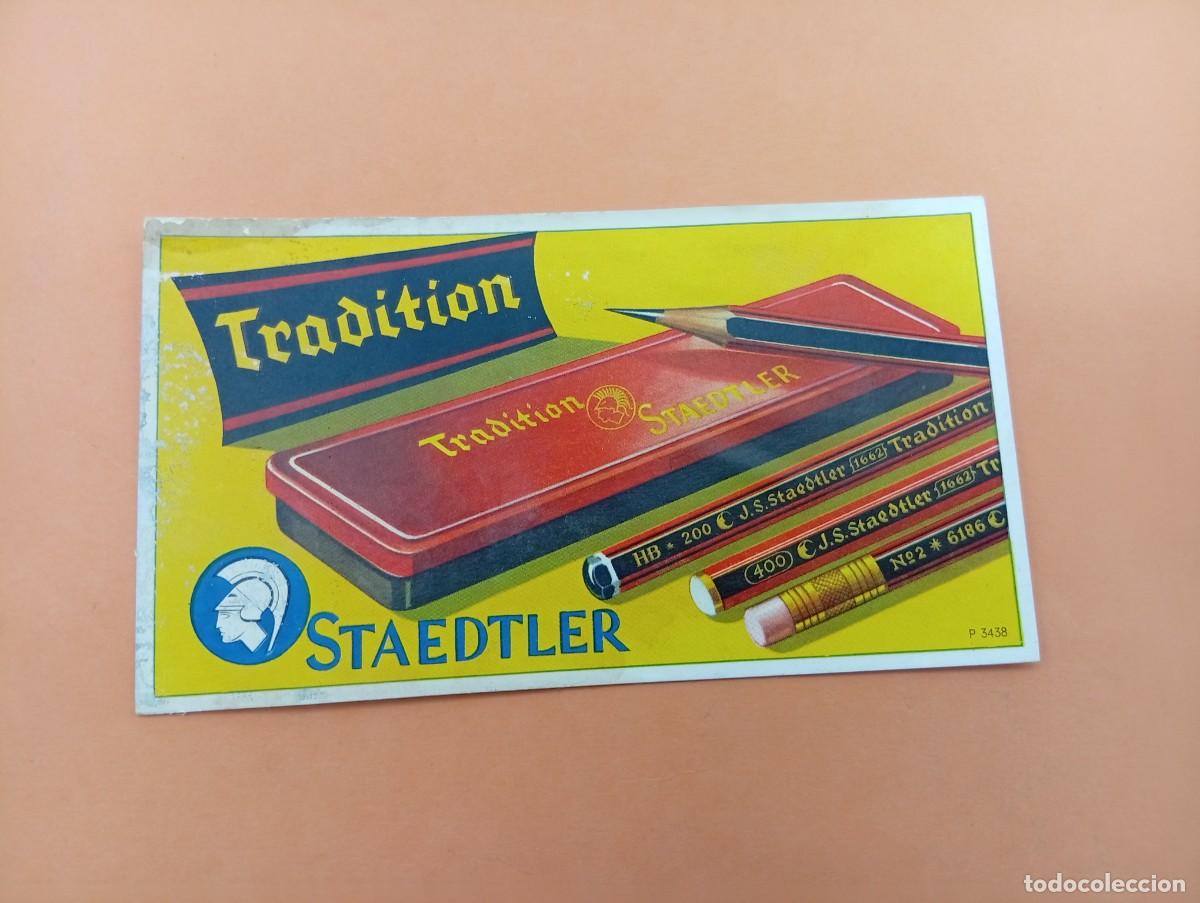Coleccionismo papel secante: PAPEL SECANTE. TRADITION STAEDLER. MEDIDAS : 8.5 X 15.5 CM APROX.