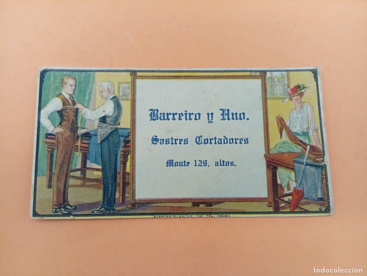 Coleccionismo papel secante: PAPEL SECANTE. BARREIRO Y HNOS. SASTRES CORTADORES. MEDIDAS : 8.5 X 15.5 CM APROX.