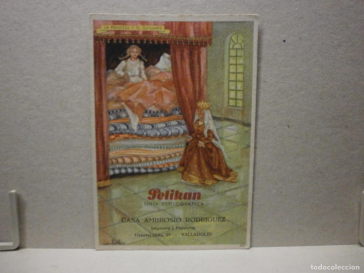 Coleccionismo papel secante: secante pelikan la princesa y el gui publicidad casa ambrosio imprenta c/ general mola 19 valladolid