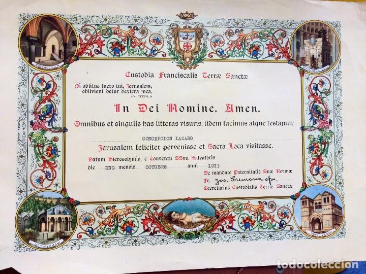Jerusalén custodia franciscalis terrae sanctae - Vendido en Subasta