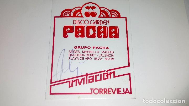 Entrada Discoteca Pacha Torrevieja Anos 80 Comprar En Todocoleccion