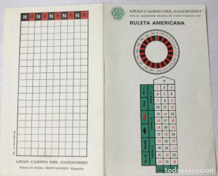 Folleto Juego Ruleta Americana Gran Casino De Buy Other Articles Made Of Paper At Todocoleccion