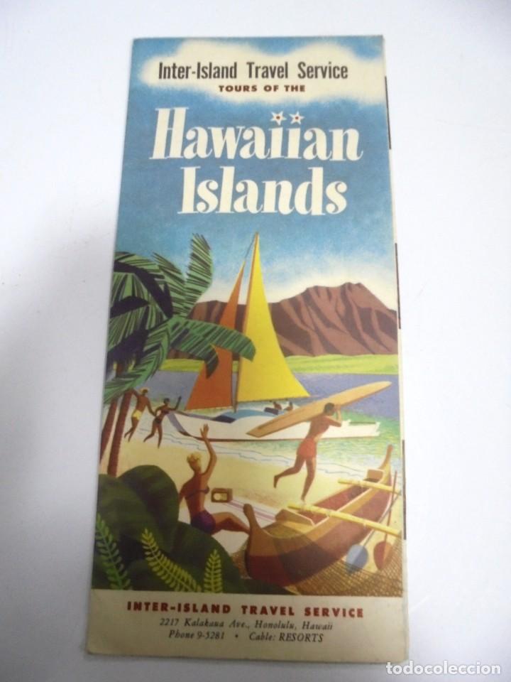 Folleto Turistico Hawaiian Islands Inter Isla Vendido En Venta Directa