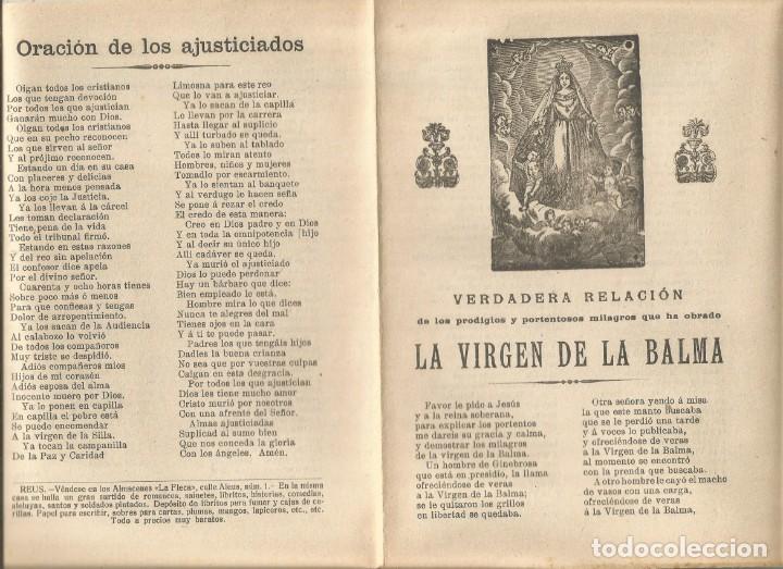 Pliego La Virgen De Balma Milagros Oracion De L Comprar En Todocoleccion