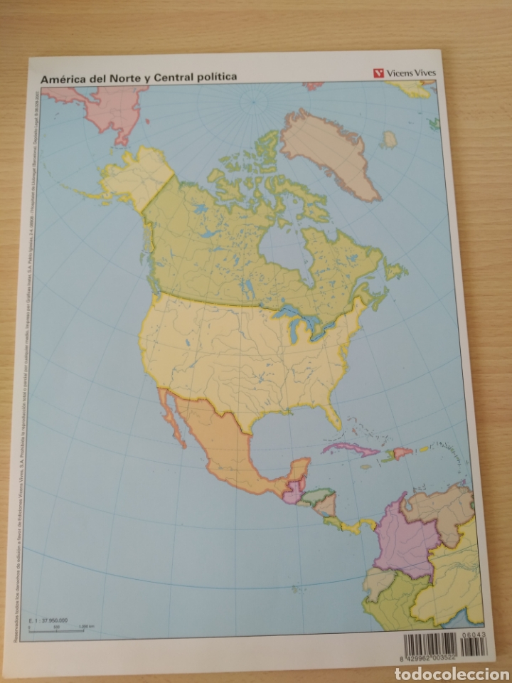 24 Mapa Mudo América Del Norte Y Central Políti Comprar En Todocoleccion 203897471 8870