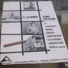 Coleccionismo Papel Varios: RECORTE PUBLICIDAD AÑO 1965 - ALCAN - ALUMINIO IBERICO S.A. - CAMIÓN PEGASO. Lote 217599810