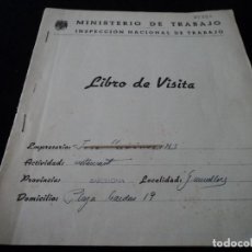 Coleccionismo Papel Varios: ANTIGUOS DOCUMENTOS RESTAURANTE DE GRANOLLERS, NOMINAS, LIBROS DE VISITA , CONTRIBUCIONES ETC.... Lote 295595058