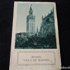 Coleccionismo Papel Varios: CARTA-MENU DE LA MOTONAVE VILLA DE MADRID 1949. Lote 297099083