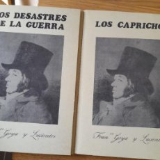 Coleccionismo Papel Varios: 2 EDICIONES INTEGRAS DE GRABADOS DE GOYA, PERFECTO ESTADO, 80 CADA CAJA. 1983. Lote 363041980