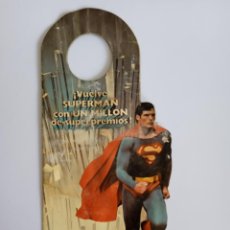 Collectionnisme Papier divers: SUPERMAN Y COCACOLA - DIPTICO TROQUELADO CON BASES SOBRE CONCURSO - DC COMICS 1980. Lote 352603164