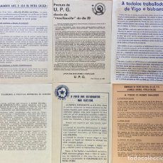 Coleccionismo Papel Varios: PANFLETOS TRANSICIÓN GALIZA 1977-1980. Lote 352803024
