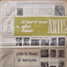 Coleccionismo Papel Varios: CORREO DE LAS ARTES 6. 1957. ALFREDO OPISSO, FEDERICO MARÉS. BARCELONA. 45X32 CM. 6 PÁGINAS.. Lote 356968015