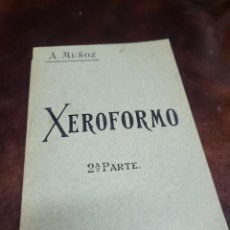 Coleccionismo Papel Varios: XEROFORMO IODOFORMO DOCTOR A. MUÑOZ SELLO FARMACIA ALMONACID DE LA SIERRA MADRID 1898. Lote 363542270