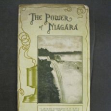 Coleccionismo Papel Varios: THE POWER OF NIAGARA-LAS CATARATAS DEL NIAGARA-LIBRETO ILUSTRADO-VER FOTOS-(K-4724). Lote 366098281