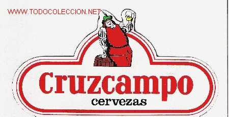Pegatinas de colecci&oacute;n: CERVEZAS CRUZ CAMPO ( ADESIVO )