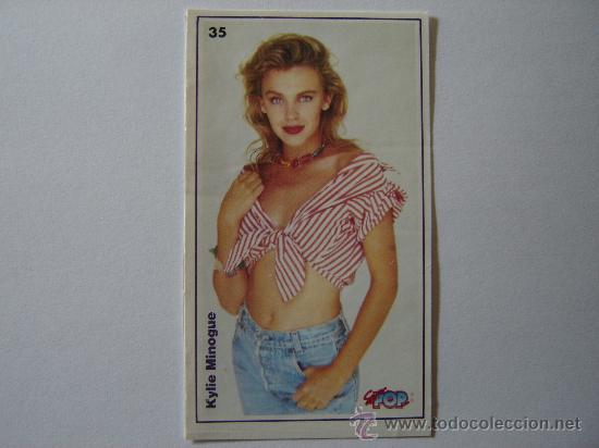 Pegatinas de colecci&oacute;n: PEGATINA DE KYLIE MINOGUE DE LOS A&Ntilde;OS 80 DE LA REVISTA SUPER POP