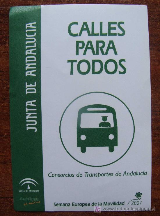 Autocollants de collection: PEGATINA REIVINDICATIVA / POL&Iacute;TICA. CALLES PARA TODOS. SEMANA DE LA MOVILIDAD. TRANSPORTES.