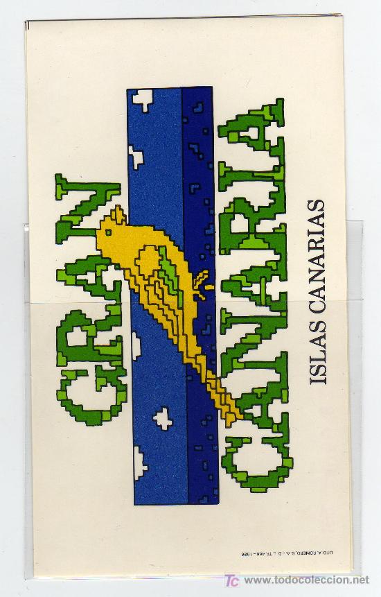 Pegatinas de colecci&oacute;n: Adhesivo pegatina Gran Canaria Islas Canarias a&ntilde;o 1991