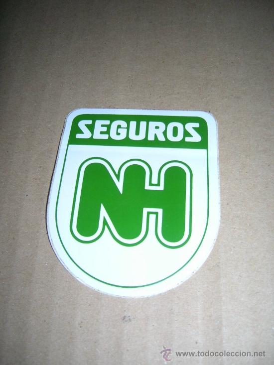 Pegatinas de colecci&oacute;n: Parche adhesivo, pegatina de Seguros NH (New Hampshire). sin usar.