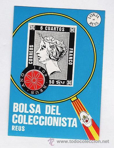 Collection stickers: adhesivo / pegatina.- bolsa del coleccionista.- 1&ordm; aniversario.- reus.- a&ntilde;o 1977