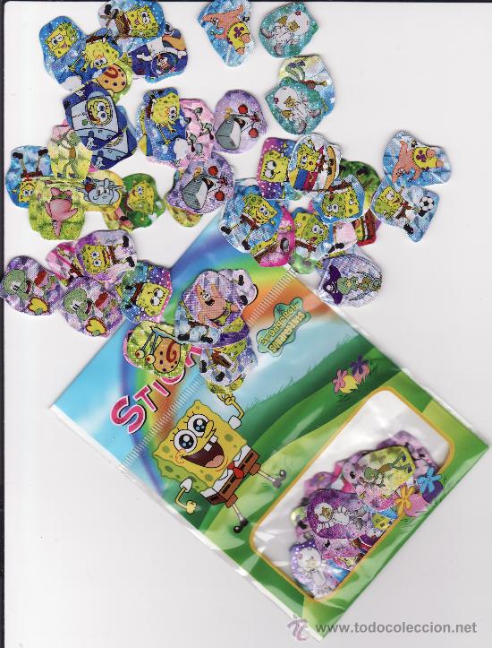 Pegatinas de colecci&oacute;n: 100 Pegatinas De Bob Esponja - Foto 1