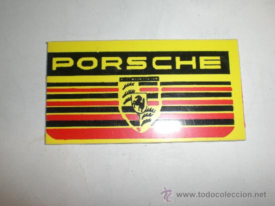 Pegatinas de colecci&oacute;n: ADHESIVO PEGATINA R&Iacute;GIDA PORSCHE. A&Ntilde;OS 80.