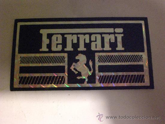Pegatinas de colecci&oacute;n: ADHESIVO PEGATINA FERRARI. A&Ntilde;OS 80.
