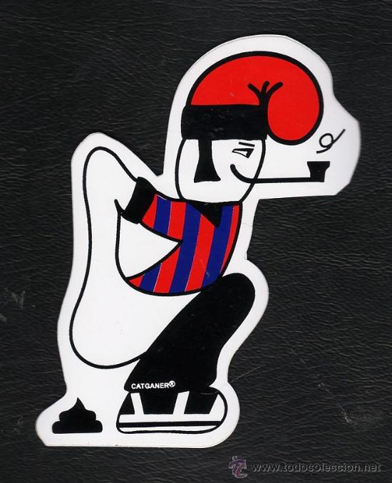 Pegatinas de colecci&oacute;n: adhesivo / pegatina - catganer cule - personaje popular catalan - exterior - sin estrenar