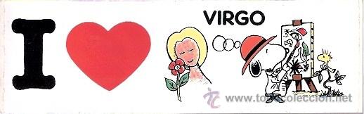 Pegatinas de colecci&oacute;n: PEGATINA DE SNOOPY Y VIRGO