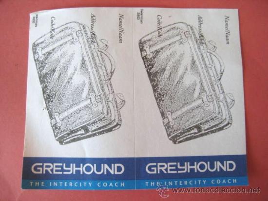 Pegatinas de colecci&oacute;n: PEGATINA. PARA MALETAS. BUSES GREYHOUND.. ENVIO GRATIS&iexcl;&iexcl;&iexcl;