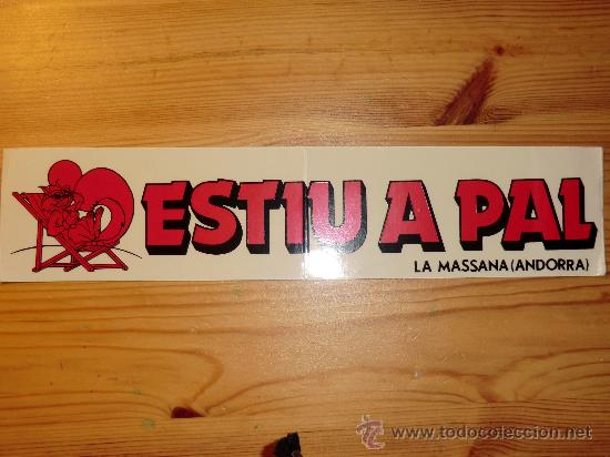 Pegatinas de colecci&oacute;n: Pegatina SKI esqui Estaci&oacute;n PAL ANDORRA