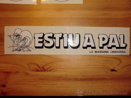 Pegatinas de colecci&oacute;n: Pegatina SKI esqui Estaci&oacute;n PAL ANDORRA