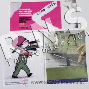Autocollants de collection: LOTE DE 3 PEGATINAS - PUBLICIDAD ANAYA Y DE REVISTA DE CINE - PEGATINA - M&Aacute;S EN VENTA