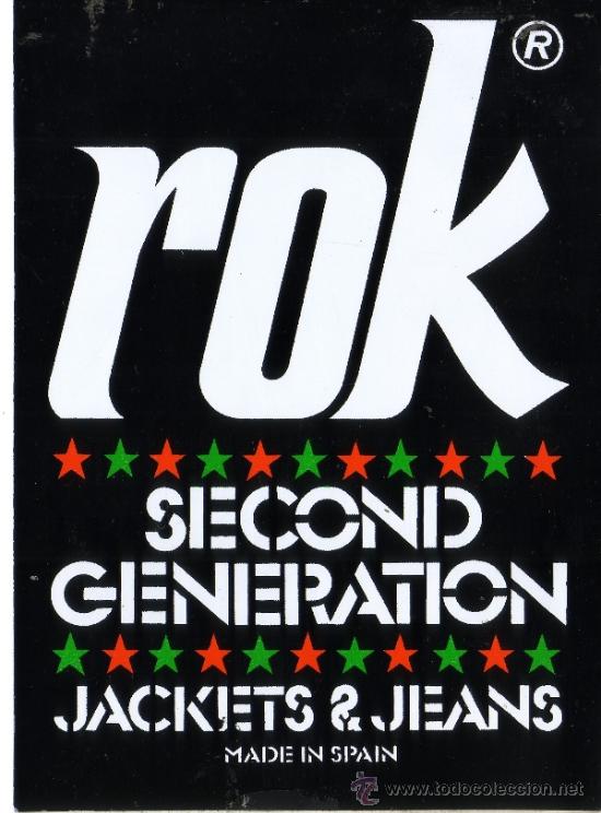 Pegatinas de colecci&oacute;n: PEGATINA DE ROK JEANS - Foto 1