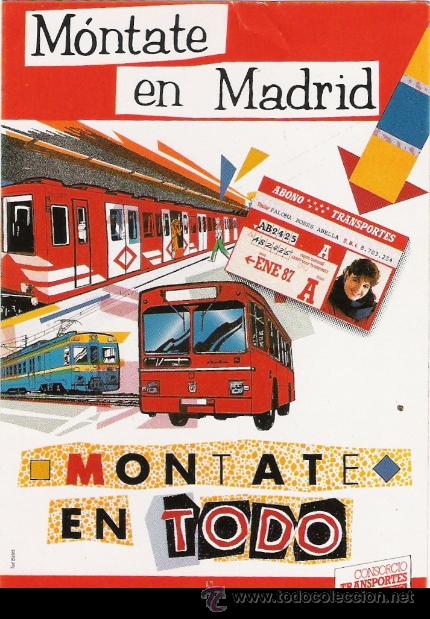 Adesivi di collezione: PEGATINA - MONTATE EN MADRID