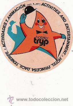 Pegatinas de colecci&oacute;n: PEGATINA - HOTELES TRYP