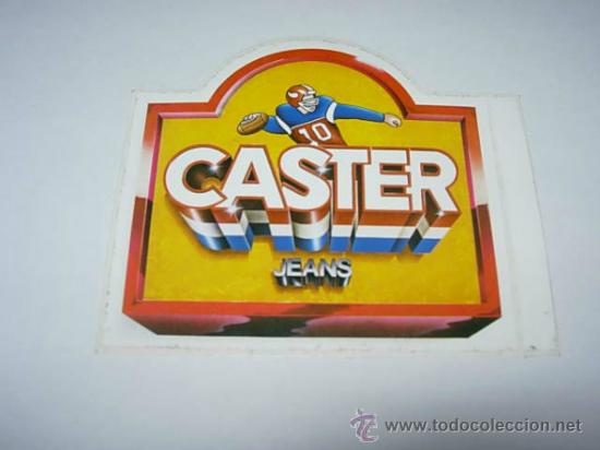 Pegatinas de colecci&oacute;n: PEGATINA  DE  CASTER JEANS - Foto 1