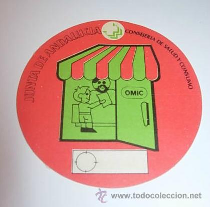 Autocollants de collection: PEGATINA POLICA SOCIAL JUNTA DE ANDALUCIA . CONSEJERIA DE SALUD Y CONSUMO