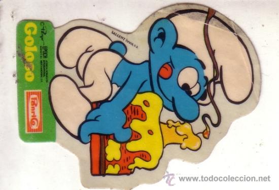 Pegatinas de colecci&oacute;n: PEGATINA DE PANRICO DEL PITUFO GOLOSO