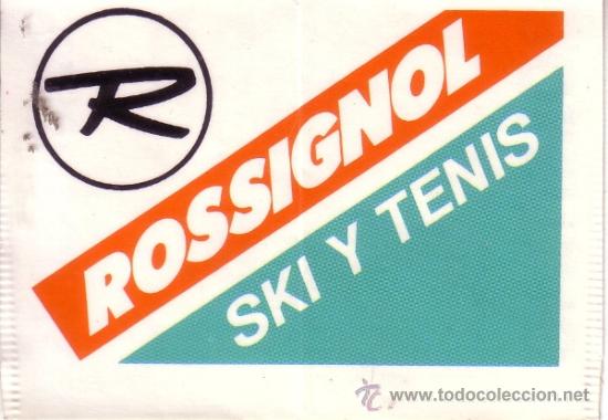 Pegatinas de colecci&oacute;n: PEGATINA BOLLYMARCAS DE BOLLYCAO - ROSSIGNOL - SKI Y TENIS