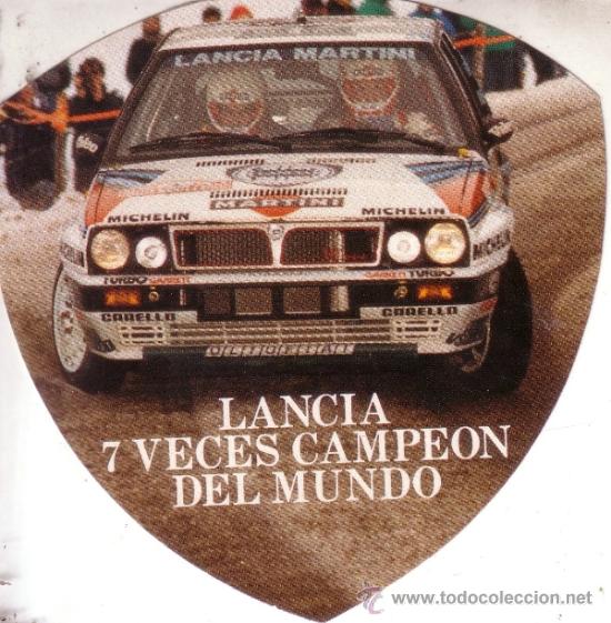 Pegatinas de colecci&oacute;n: PEGATINA DE LANCIA 7 VECES CAMPEONA DEL MUNDO