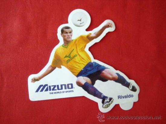 Pegatinas de colecci&oacute;n: PEGATINA  DE RIVALDO. MIZUNO.... ENVIO GRATIS&iexcl;&iexcl;&iexcl;