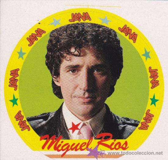 Pegatinas de colecci&oacute;n: PEGATINA - MIGUEL RIOS - DE REVISTA JUVENIL
