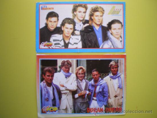 Pegatinas de colecci&oacute;n: 2 PEGATINAS TELE INDISCRETA, SUPER POP DE DURAN DURAN