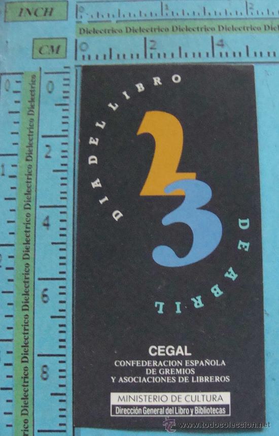 Pegatinas de colecci&oacute;n: PEGATINA DE LITERATURA. D&Iacute;A DEL LIBRO. - Foto 1