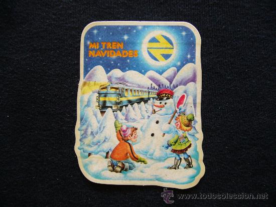 Collection stickers: Pegatina Mi Tren. Navidades. Renfe.